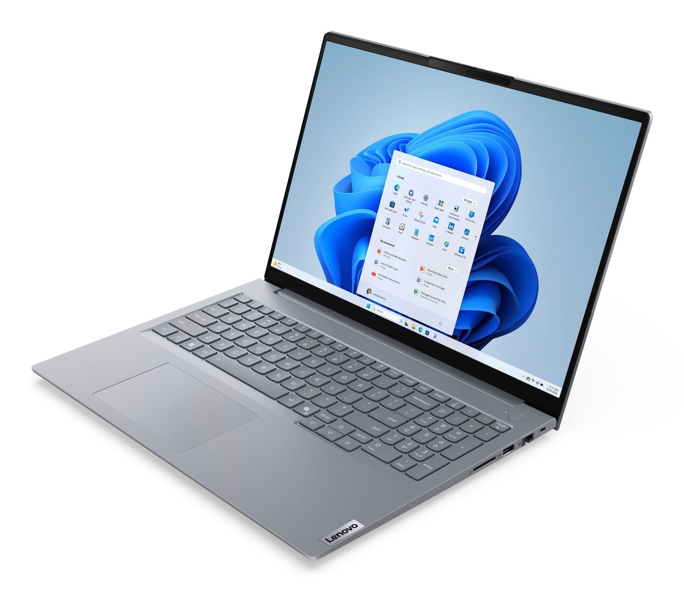 Lenovo ThinkBook 16 Intel Core Ultra 7 255H Computer portatile 40,6 cm (16") WUXGA 32 GB DDR5-SDRAM 1 TB SSD Wi-Fi 6E (802.11ax) Windows 11 Pro Italiano Grigio