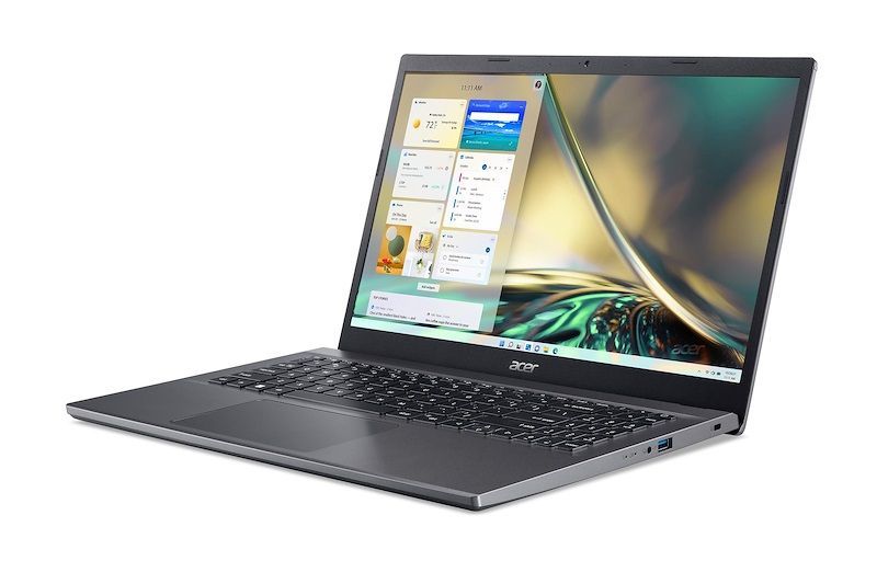 Acer Aspire 5 A515-57G-53BZ Intel Core i5 i5-1235U Computer portatile 39,6 cm (15.6") Full HD 16 GB DDR4-SDRAM 512 GB SSD NVIDIA GeForce RTX 2050 Wi-Fi 6 (802.11ax) Windows 11 Home Italiano Grigio