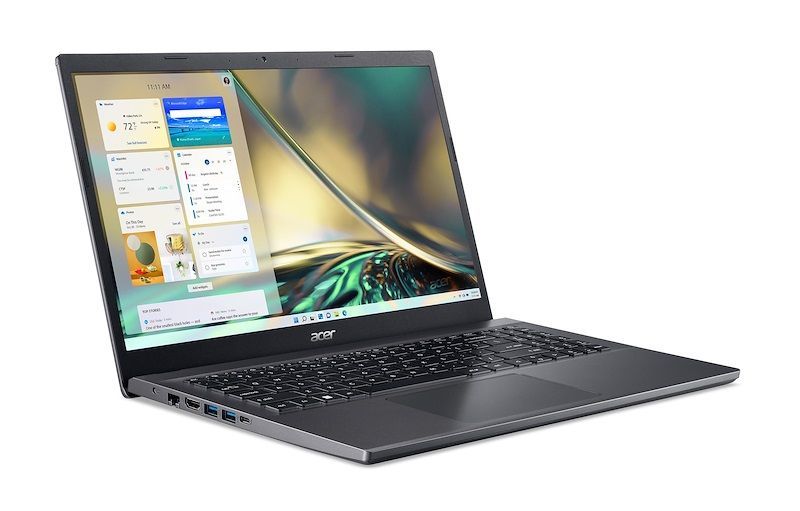 Acer Aspire 5 A515-57G-53BZ Intel Core i5 i5-1235U Computer portatile 39,6 cm (15.6") Full HD 16 GB DDR4-SDRAM 512 GB SSD NVIDIA GeForce RTX 2050 Wi-Fi 6 (802.11ax) Windows 11 Home Italiano Grigio