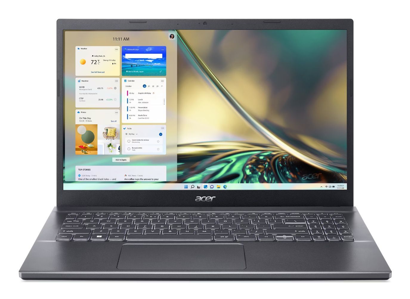 Acer Aspire 5 A515-57G-78PQ Intel Core i7 i7-1255U Computer portatile 39,6 cm (15.6") Full HD 16 GB DDR4-SDRAM 512 GB SSD NVIDIA GeForce RTX 2050 Wi-Fi 6 (802.11ax) Windows 11 Home Italiano Grigio