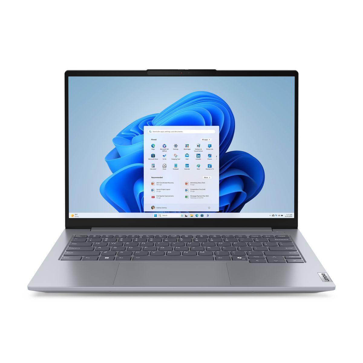 Lenovo ThinkBook 14 AMD Ryzen 7 7735HS Computer portatile 35,6 cm (14") WUXGA 16 GB DDR5-SDRAM 512 GB SSD Wi-Fi 6E (802.11ax) Windows 11 Pro Grigio