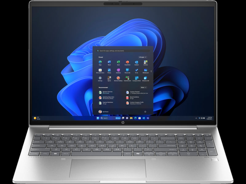 HP ProBook 460 G11 Intel Core Ultra 5 125U Computer portatile 40,6 cm (16") WUXGA 8 GB DDR5-SDRAM 256 GB SSD Wi-Fi 6E (802.11ax) Windows 11 Pro Argento