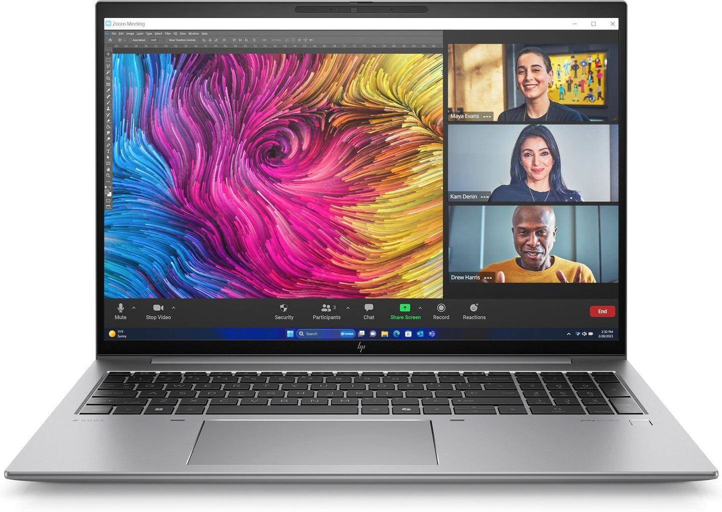 HP ZBook Firefly G11 Intel Core Ultra 7 155H Workstation mobile 40,6 cm (16") WUXGA 32 GB DDR5-SDRAM 1 TB SSD NVIDIA RTX A500 Wi-Fi 6E (802.11ax) Windows 11 Pro Argento