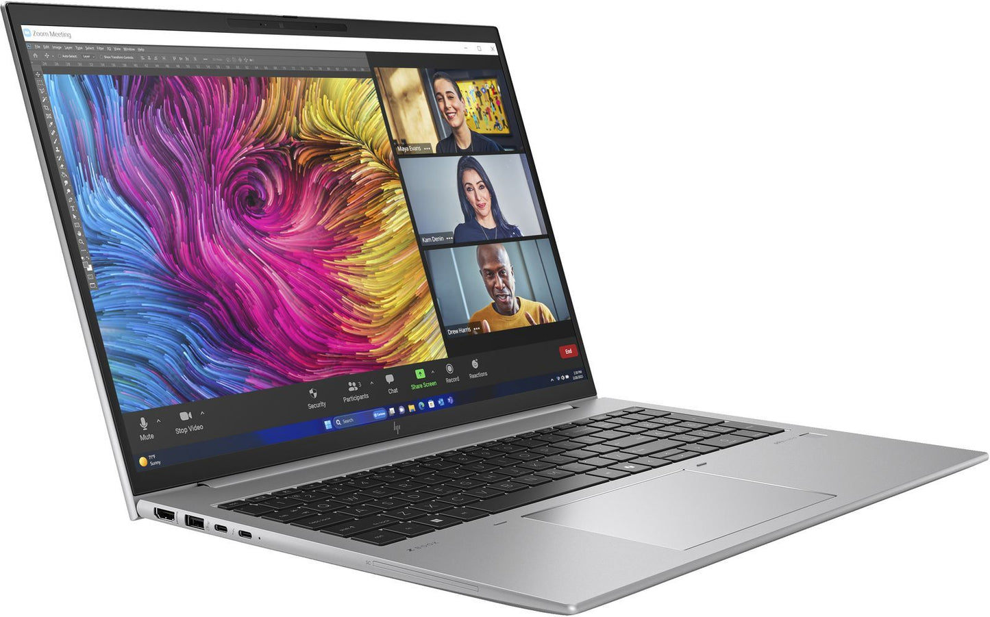 HP ZBook Firefly G11 Intel Core Ultra 7 155H Workstation mobile 40,6 cm (16") WUXGA 32 GB DDR5-SDRAM 1 TB SSD NVIDIA RTX A500 Wi-Fi 6E (802.11ax) Windows 11 Pro Argento