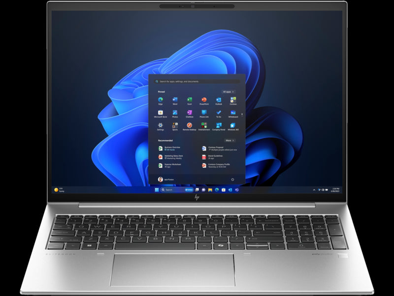 HP EliteBook 865 G11 AMD Ryzen 7 8840U Computer portatile 40,6 cm (16") 2.8K 32 GB DDR5-SDRAM 1 TB SSD Wi-Fi 6E (802.11ax) Windows 11 Pro Argento
