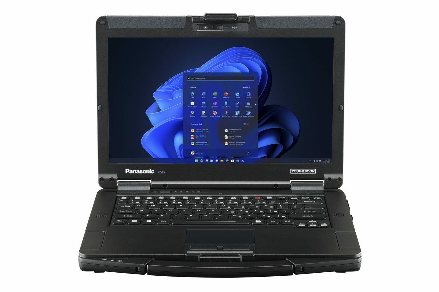 Panasonic Toughbook 55 MK3 Intel Core i5 i5-1345U Computer portatile 35,6 cm (14") 16 GB DDR4-SDRAM 512 GB SSD Wi-Fi 6E (802.11ax) Windows 11 Pro Nero