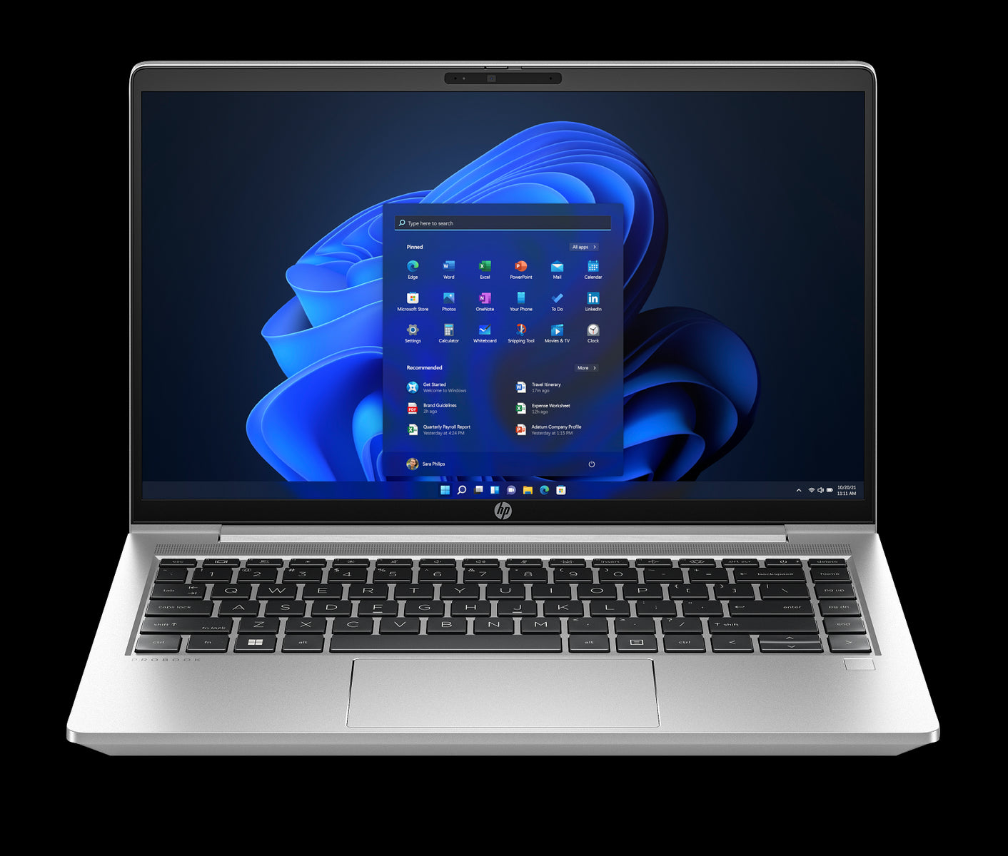 HP ProBook 440 G11 Intel Core Ultra 7 155U Computer portatile 35,6 cm (14") WUXGA 8 GB DDR5-SDRAM 512 GB SSD Wi-Fi 6E (802.11ax) Windows 11 Pro Argento