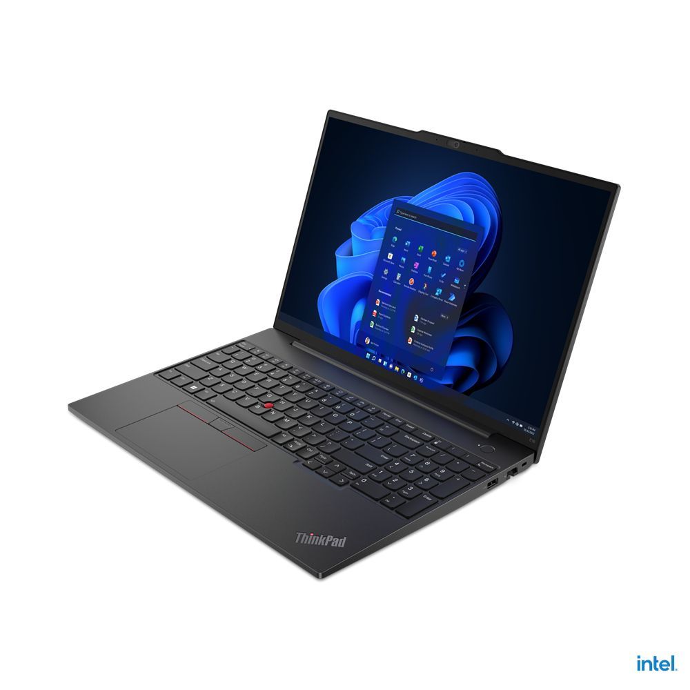 Lenovo ThinkPad E16 Intel Core i7 i7-1355U Computer portatile 40,6 cm (16") WUXGA 16 GB DDR4-SDRAM 512 GB SSD Wi-Fi 6 (802.11ax) Windows 11 Pro Nero