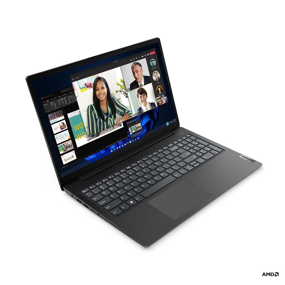 Lenovo V15 G4 AMN Computer portatile 39,6 cm (15.6") Full HD AMD Ryzen 3 7320U 8 GB LPDDR5-SDRAM 256 GB SSD Wi-Fi 5 (802.11ac) Windows 11 Pro Nero