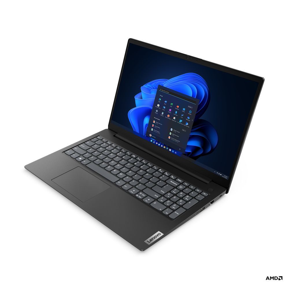 Lenovo V15 G4 AMN Computer portatile 39,6 cm (15.6") Full HD AMD Ryzen 3 7320U 8 GB LPDDR5-SDRAM 256 GB SSD Wi-Fi 5 (802.11ac) Windows 11 Pro Nero