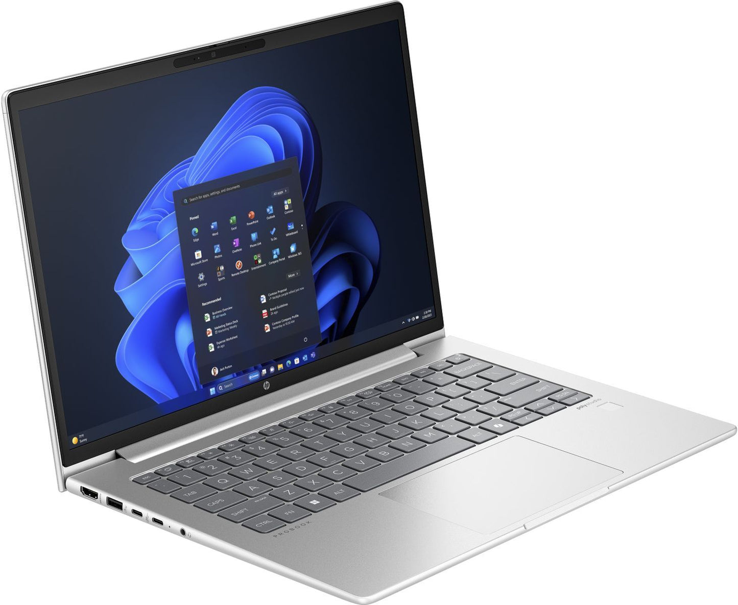 HP ProBook 440 G11 Intel Core Ultra 5 125U Computer portatile 35,6 cm (14") WUXGA 8 GB DDR5-SDRAM 256 GB SSD Wi-Fi 6E (802.11ax) Windows 11 Pro Argento