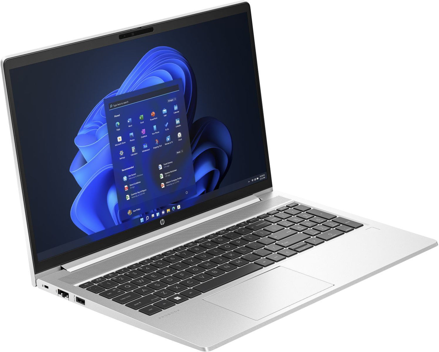 HP ProBook 450 G10 Intel Core i7 i7-1355U Computer portatile 39,6 cm (15.6") Full HD 16 GB DDR4-SDRAM 512 GB SSD Wi-Fi 6E (802.11ax) Windows 11 Pro Argento