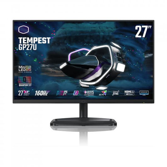 COOLER MASTER MONITOR 27 QUANTUM DOT IPS 16:9 4K UHD 160HZ, USB-C DOCK, DP/HDMI, MULTIMEDIALE, TEMPEST GP27U