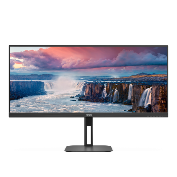 AOC MONITOR 34 LED VA WQHD 21:9 4MS 300 CDM, REG ALTEZZA, USB-C DOCK, DP/HDMI, MULTIMEDIALE