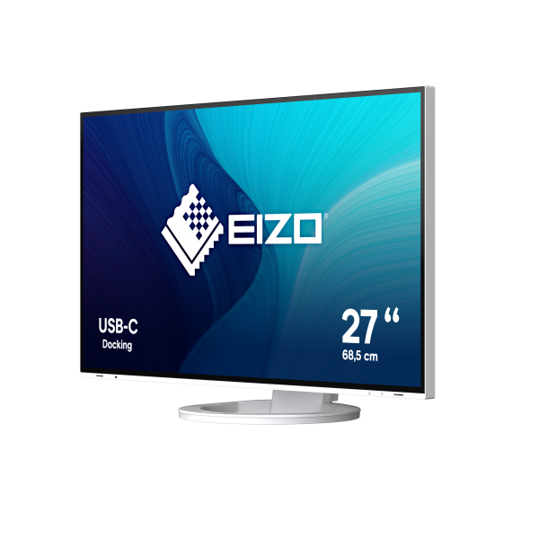 EIZO MONITOR 27 LED IPS 16:9 2560X1440 350 CDM, USB-C, VGA/DP/HDMI, FLEXSCAN EV2781-WT, BIANCO