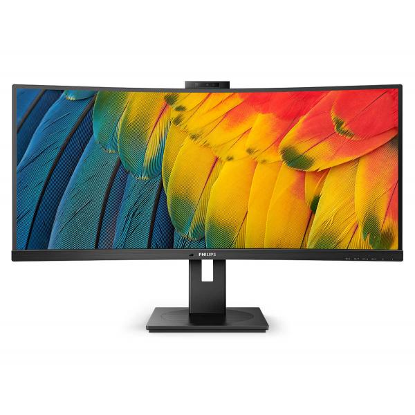 PHILIPS MONITOR CURVO 34 LED VA ULTRA WIDE 3440X1440 21:9 4MS 350 CDM, USB-C DOCK, WEBCAM, REG ALTEZ, MULTIMEDIALE