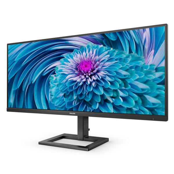 PHILIPS MONITOR 34 LED VA 21:9 WQHD 4MS 300 CDM, USB-C, ALTEZZA, DP/HDMI, MULTIMEDIALE