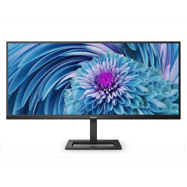 PHILIPS MONITOR 34 LED VA 21:9 WQHD 4MS 300 CDM, USB-C, ALTEZZA, DP/HDMI, MULTIMEDIALE