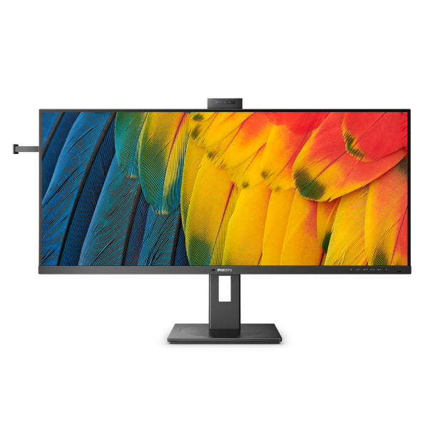 PHILIPS MONITOR 40 WLED VA 21:9 UWQHD 4MS, DP/HDMI, USB-C DOCKING, WEBCAM, REG ALTEZZA, MULTIMEDIAL