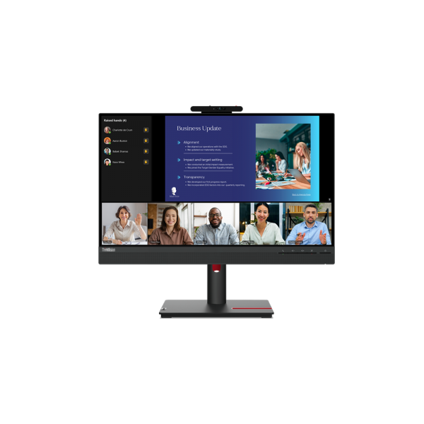 LENOVO MONITOR 23,8 LED IPS 16:9 FHD 4MS 250 CDM, PIVOT, VGA/DP/HDMI, WEBCAM, MULTIMEDIALE, T24V-30