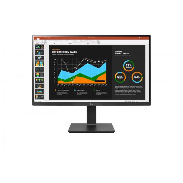 LG MONITOR 27 LED 16:9 2560x1440 HDR10 350 CDM 5ms PIVOT USB-C - DP/HDMI MULTIMEDIALE