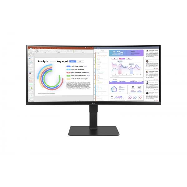 LG MONITOR 34 LED 21:9 3440x1440 HDR10 300 CDM 5ms REG. ALTEZZA USB-C - DP/HDMI MULTIMEDIALE