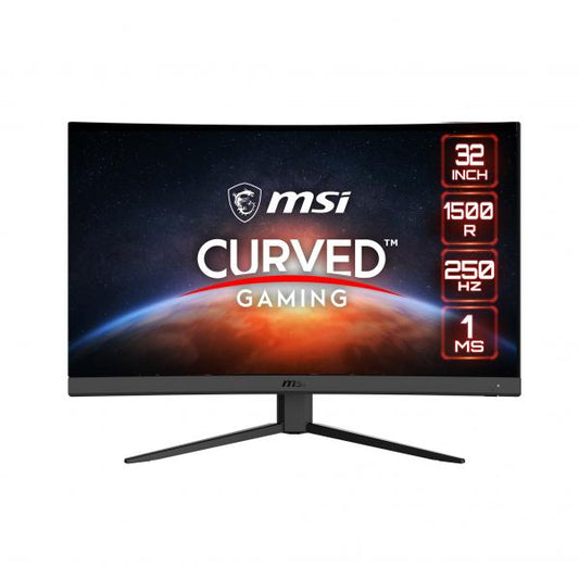 MSI MONITOR CURVO 31,5 LED VA 16:9 FHD, 1MS 250hz, 1500R, DP/HDMI, Adobe RGB, sRGB DCI-P3