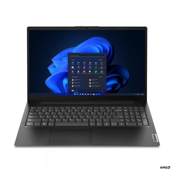 Lenovo V V15 Computer portatile 39,6 cm (15.6") Full HD AMD Ryzen 5 7520U 8 GB LPDDR5-SDRAM 256 GB SSD Wi-Fi 5 (802.11ac) FreeDOS Nero