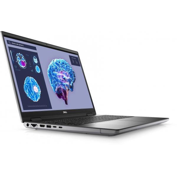 DELL Precision 7680 Intel Core i7 i7-13850HX Workstation mobile 40,6 cm (16") Full HD+ 32 GB DDR5-SDRAM 1 TB SSD NVIDIA RTX 3500 Ada Wi-Fi 6E (802.11ax) Windows 11 Pro Grigio