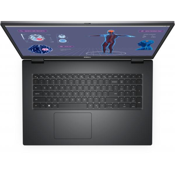 DELL Precision 7780 Intel Core i7 i7-13850HX Workstation mobile 43,9 cm (17.3") Full HD 32 GB DDR5-SDRAM 1 TB SSD NVIDIA RTX 3500 Ada Wi-Fi 6E (802.11ax) Windows 11 Pro Grigio