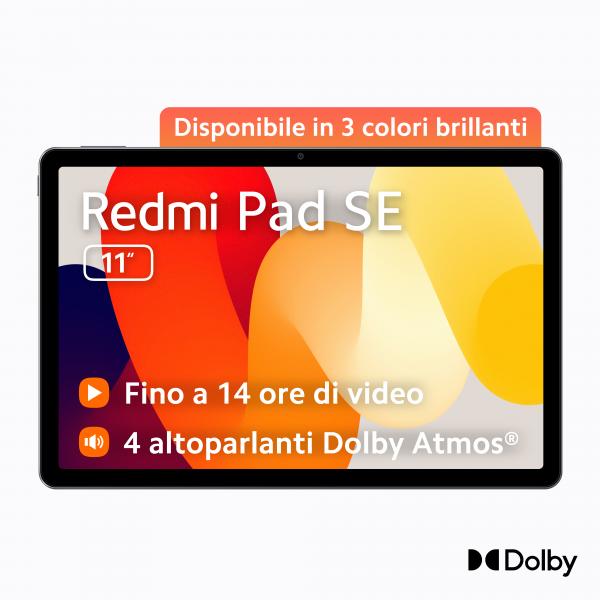 Xiaomi Redmi Pad SE 11" 4+128GB WiFi Graphite Grey EU