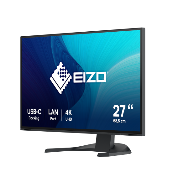 EIZO MONITOR 27 LED IPS 16:9 4K UHD, 5MS 350 CDM, PIVOT, USB-C, DP/HDMI, MULTIMEDIALE, FLEXSCAN EV2740X-BK