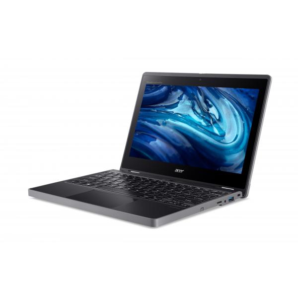 Acer TravelMate Spin B3 TMB311RN-33-TCO-C37C Ibrido (2 in 1) 29,5 cm (11.6") Touch screen Full HD Intel N N100 4 GB DDR5-SDRAM 128 GB SSD Wi-Fi 6 (802.11ax) Windows 11 Pro Education Nero