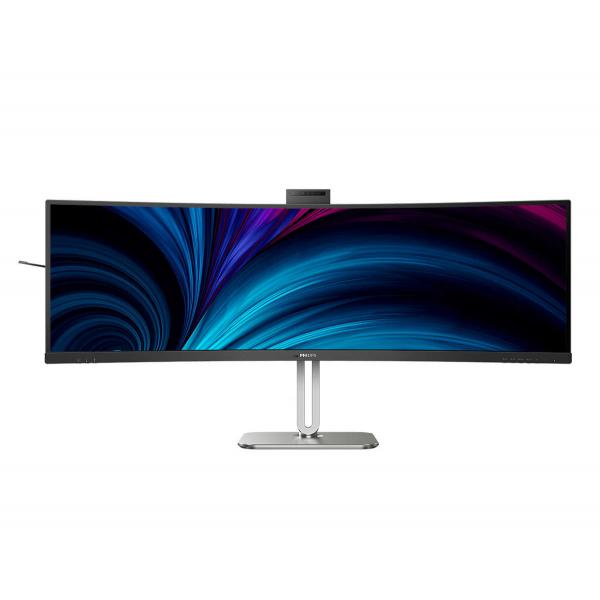 PHILIPS MONITOR CURVO 49 LED VA DUAL QHD 32:9 4MS 450 CDM, USB-C DOCK, WEBCAM, REG ALTEZZA, DP/HDMI, MULTIMEDIALE