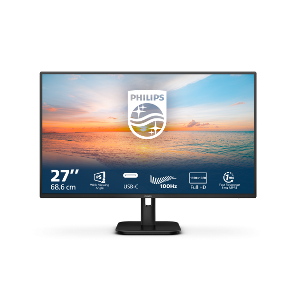 PHILIPS MONITOR 27 LED IPS 16:9 FHD 1MS 250 CDM 100HZ, USB-C DOCK, HDMI, MULTIMEDIALE