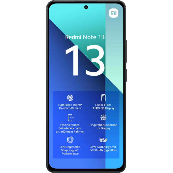 XIAOMI REDMI NOTE 13 256GB 8GB BLACK