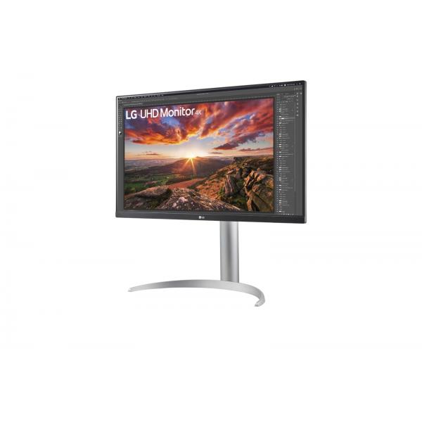 LG MONITOR 27 LED IPS 16:9 3840 x 2160 HDR400 5ms 400 CDM, PIVOT, USB-C DOCK, DP/HDMI, MULTIMEDIAL