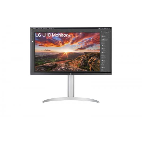 LG MONITOR 27 LED IPS 16:9 3840 x 2160 HDR400 5ms 400 CDM, PIVOT, USB-C DOCK, DP/HDMI, MULTIMEDIAL