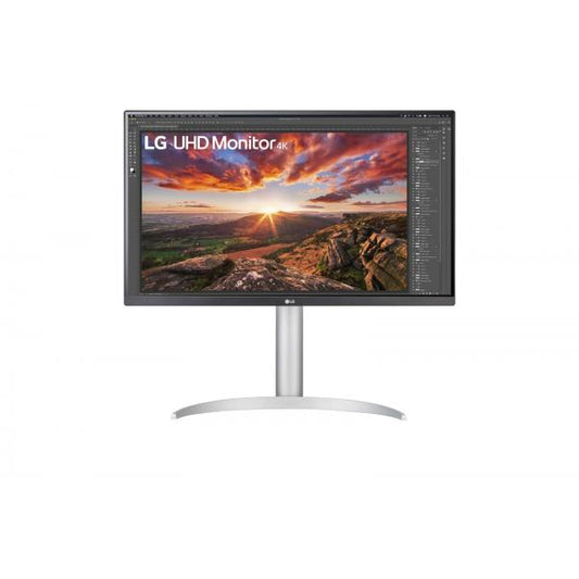 LG MONITOR 27 LED IPS 16:9 3840 x 2160 HDR400 5ms 400 CDM, PIVOT, USB-C DOCK, DP/HDMI, MULTIMEDIAL