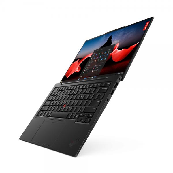 Lenovo ThinkPad X1 Carbon Gen 12 Intel Core Ultra 5 125U Computer portatile 35,6 cm (14") WUXGA 16 GB LPDDR5x-SDRAM 512 GB SSD Wi-Fi 6E (802.11ax) Windows 11 Pro Nero