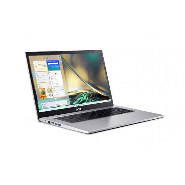 Acer Aspire 3 A317-54-708K Intel Core i7 i7-1255U Computer portatile 43,9 cm (17.3") HD+ 16 GB DDR4-SDRAM 1 TB SSD Wi-Fi 5 (802.11ac) Windows 11 Home Argento