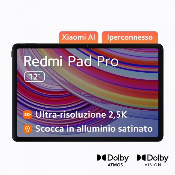 Xiaomi Redmi Pad Pro 12.1" 6+128GB WiFi Graphite Gray EU