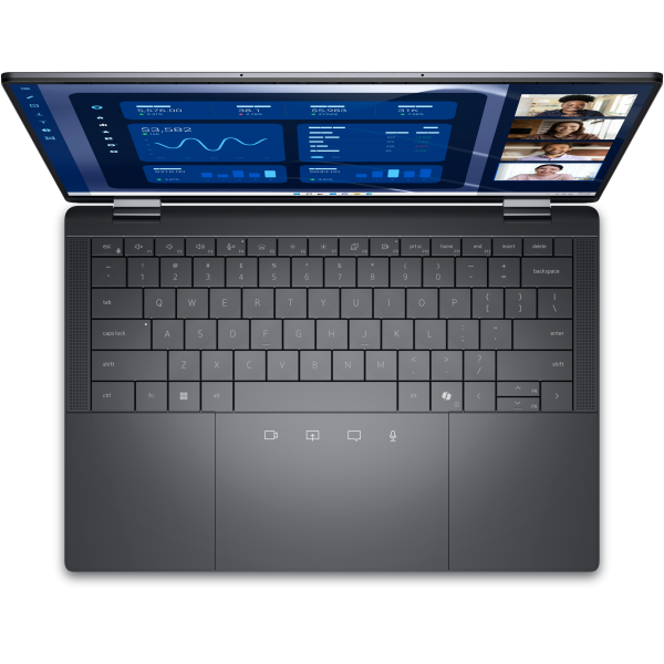 DELL Latitude 9450 2-in-1 Intel Core Ultra 7 165U Ibrido (2 in 1) 35,6 cm (14") Touch screen Quad HD+ 32 GB LPDDR5x-SDRAM 1 TB SSD Wi-Fi 7 (802.11be) Windows 11 Pro Nero