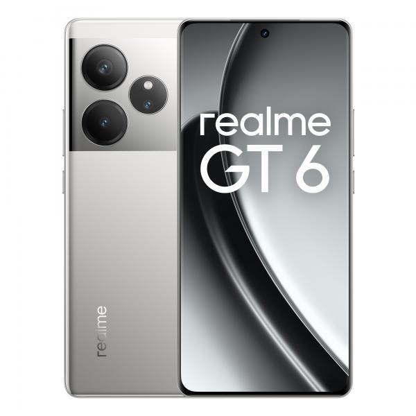 Realme GT6 16+512GB 6.78" 5G Fluid Silver DS ITA