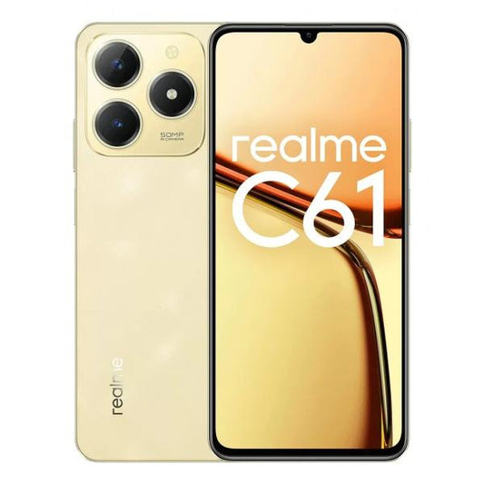 realme C61 17,1 cm (6.74") Doppia SIM Android 14 4G USB tipo-C 6 GB 256 GB 5000 mAh Oro