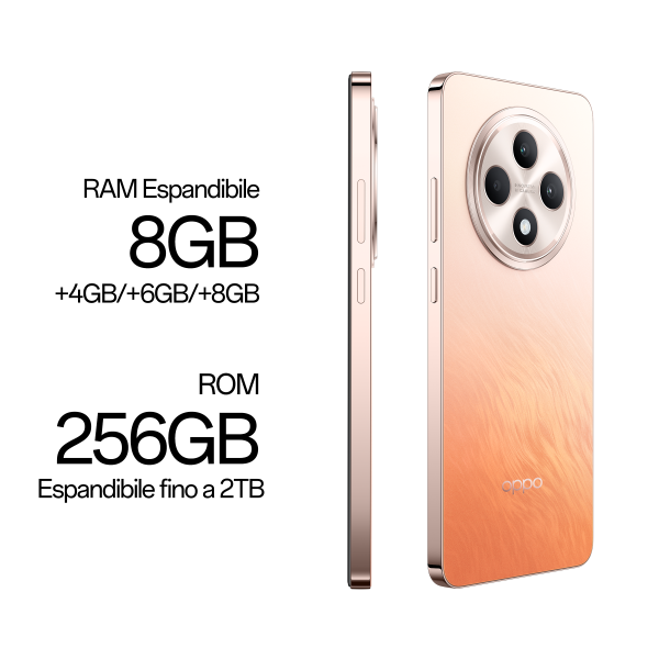 OPPO Reno 12F 4G 8+256GB 6.67" Amber Orange ITA