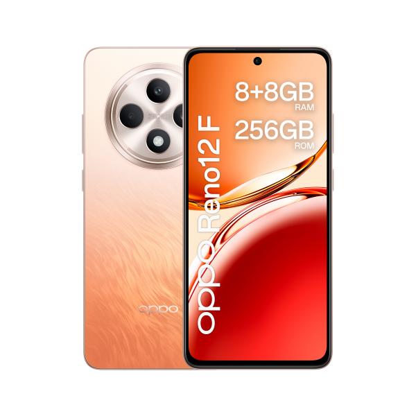 OPPO Reno 12F 4G 8+256GB 6.67" Amber Orange ITA