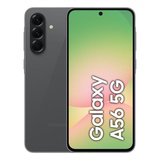 Samsung Galaxy A56 5G, Smartphone con Funzioni intelligenti, Display Super AMOLED 6.7, 8GB RAM, 128GB, Camera 50MP, Batteria 5.000 mAh, IP67, Awesome Graphite