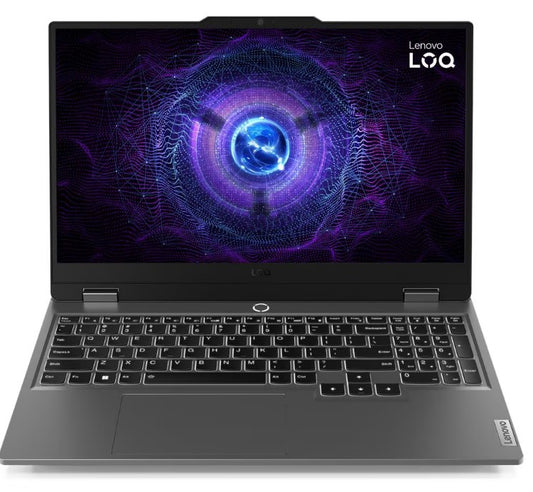 Lenovo LOQ 15IRX9 Intel Core i7 i7-13650HX Computer portatile 39,6 cm (15.6") Full HD 16 GB DDR5-SDRAM 1 TB SSD NVIDIA GeForce RTX 4060 Wi-Fi 6 (802.11ax) Windows 11 Home Grigio