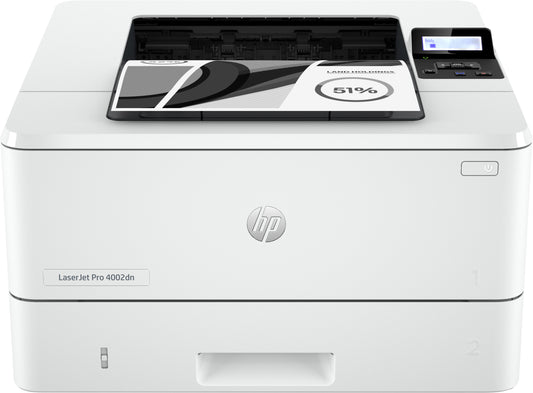 HP STAMP. LASER A4 B/N, LASERJET PRO 4002DN, SERIE 4000, 40PPM, FRONTE/RETRO, USB/LAN